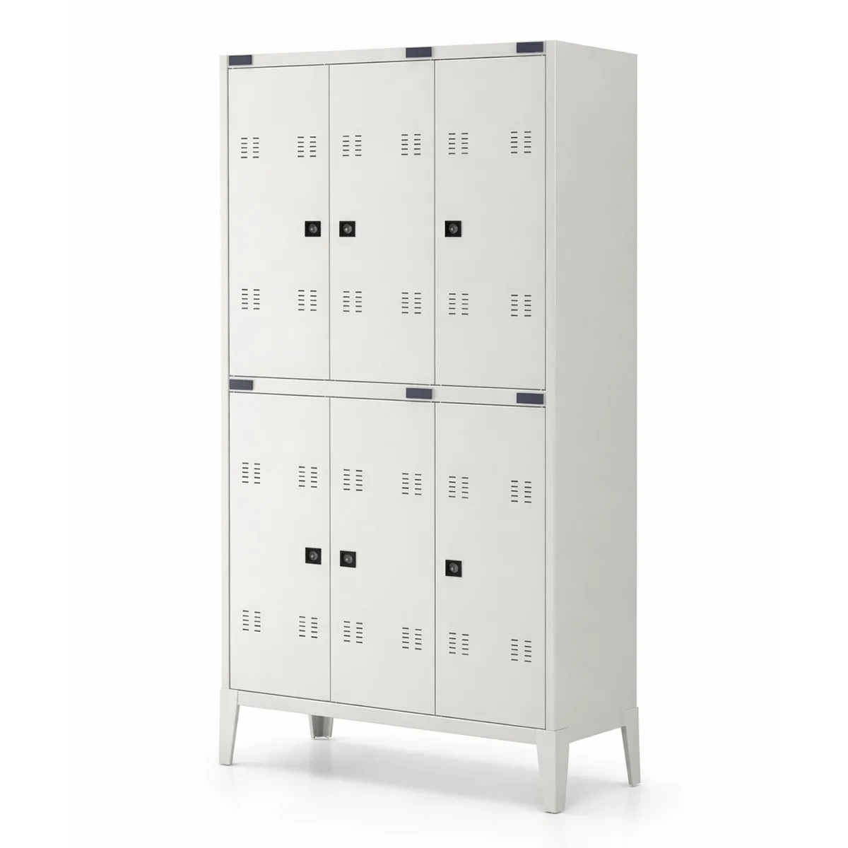 Armadietto metallico 3+3 ante